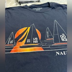 Men Náutica T shirt size L